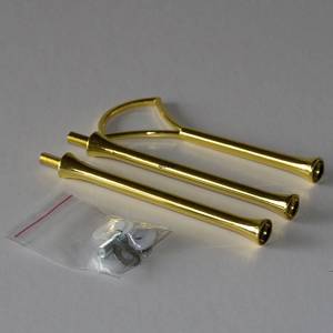 Fittings for cake stand, golden, Fan deco, 3 layer | No. 850 | DPH Trading
