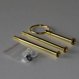 Fittings for cake stand, golden, Round Handle, 2-3 layer | No. 860 | DPH Trading