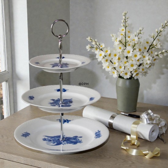 Royal Copenhagen Blue Flower centerpiece