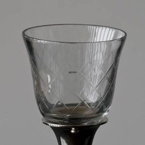 Glass for candlesticks, with pane decoration, small | No. 964 | Alt. 11-1918 | DPH Trading