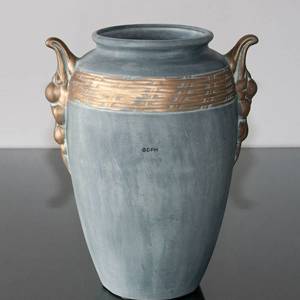 Patina vase verdigrised | No. A05-E1-33-1 | DPH Trading