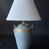"Patina" lamp, verdigrised