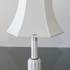 Hexagonal lampshade height 33 cm, white silk fabric | No. A332239A0671R | DPH Trading