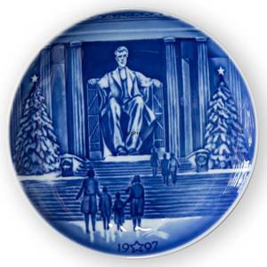 USA Christmas Plate Lincoln Memorial Bing & Grondahl | No. aBXA1997 | Alt. BXA1997 | DPH Trading