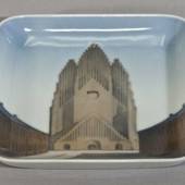 Dish with the Grundtvigs church, Bing & Grondahl No. 1300-6532
