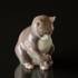 Sitting Cat playing with its tail, Bing & Grondahl figurine No. 1553 | No. B1553 | DPH Trading