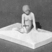 Woman on base, Bing & Grondahl figurine