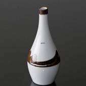 Vase with brown decoration Laburnum, Bing & Grondahl No. 158-5008