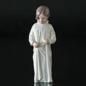 Good morning, Mama, Girl in nightgown, Bing & Grondahl figurine no. 1021408...