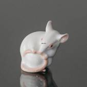 Little white mouse, Bing & Grondahl figurine no. 1020419
