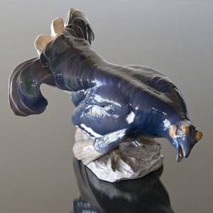 Black Grouse, Bing & Grondahl bird figurine no. 1020420 / 1744 | No. B1744 | Alt. 1020420 | DPH Trading