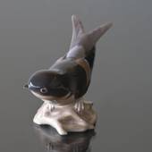 Swallow looking to the side, Bing & Grondahl bird figurine