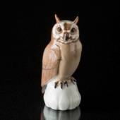 Small owl on plinth, Bing & Grondahl bird figurine