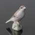 Linnet being attentive, Bing & Grondahl bird figurine No. 1887 | No. B1887 | DPH Trading