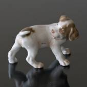 Pointer puppy chasing its tail, Bing & Grondahl dog figurine nr. 2026