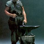 Blacksmith, Bing & Grondahl stoneware figurine