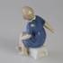 Girl on footstool, Bing & Grondahl figurine No. 2258 | No. B2258 | DPH Trading