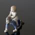 Riding, Children playing, big brother little sister, Bing & Grondahl figurine No. 2303 | No. B2303 | DPH Trading