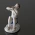 Fluteplayer, sitting boy learning the notes, Bing & Grondahl figurine No. 2344 | No. B2344 | DPH Trading