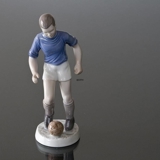 Soccer player, Boy playing Ball, Bing & Grondahl figurine no. 2375