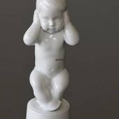 Cannot Hear, white Bing & Grondahl figurine no. 1002496