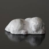 Lamb sleeping innocently, Bing & Grondahl figurine no. 1020558