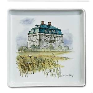 Dish with the Eremitage palace, Bing & Grondahl, deigned by Mads Stage | No. B363-3373 | DPH Trading
