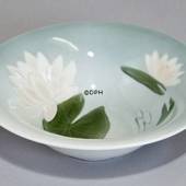 Bowl with waterlily, Bing & Grondahl