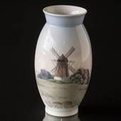 Vase with Windmill, Bing & Grondahl