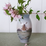 Vase with Mill, Bing & Grondahl no. 8682-420