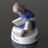 1983 Annual Figurine, Girl, the small artist, Bing & Grøndahl | Year 1983 | No. BAF1983 | DPH Trading