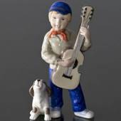 Alex playing the guitar, Bing & Grondahl annual figurine 2008