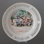 Carl Larsson Plate, Special edition, United States, Serie no. 1-2 - Lunch u...