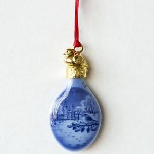 2020 Bing & Grondahl Christmas Ornament, Christmas Drop, Rosenborg Castle (Larst edition) | Year 2020 | No. BJD2020 | Alt. 1051108 | DPH Trading