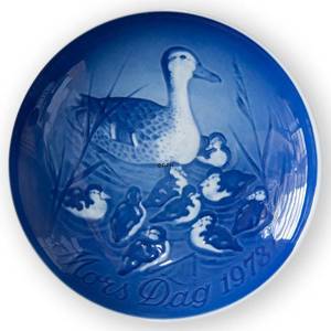 Duck with Ducklings 1973, Bing & Grondahl Mothers Day plate | Year 1973 | No. BM1973 | Alt. 1902673 | DPH Trading