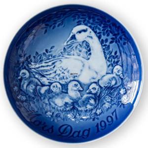 Goose with Goslings 1997, Bing & Grondahl Mothers Day plate | Year 1997 | No. BM1997 | Alt. 1902697 | DPH Trading