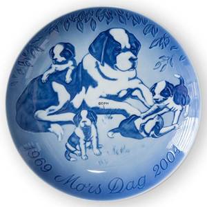 LARGE 23cm 2004 Mothers Day JUBILEE plate, Bing & Grondahl | Year 2004 | No. BMJ2004 | Alt. 1902804 | DPH Trading