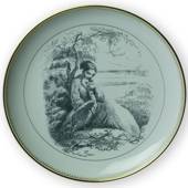 Hans Christian Andersen fairytale plate, The Wild Svans, no. 9, Bing & Gron...