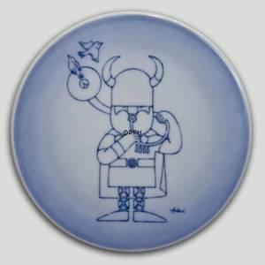 Plate with Viking, Bing & Grondahl | No. BNR4902-949 | DPH Trading