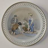Hans Christian Andersen plate, The Darning Neddle, Bing & Grondahl