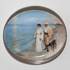 P.S. Kroyer oval plate, The Artist and his Wife, Bing & Grondahl | Year 1988 | No. BRADEX14-G65-6-2 | DPH Trading