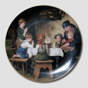 Plate no 1 with Masterpieces by Franz Von Defregger, Lilien Porzellan | Year 1988 | No. BRADEX5-L32-1-1 | Alt. 3033316 | DPH Trading
