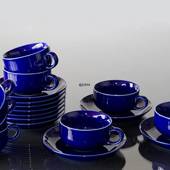 Bing & Grondahl Tea Set, tableware, set of 8 cups with saucer