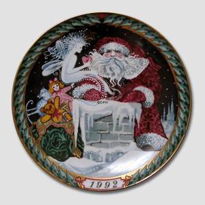 1992 Santa Claus plate, Bing & Grondahl | Year 1992 | No. BSC1992 | Alt. 1192720 | DPH Trading