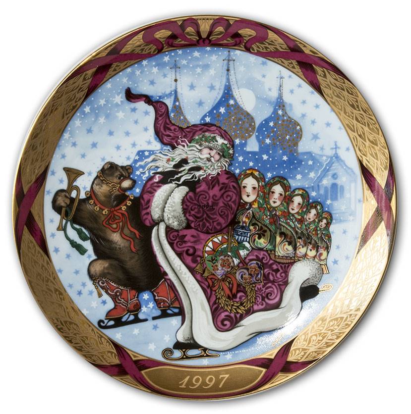 1997 Santa Claus plate, Bing & Grondahl | Year 1997 | No. bsc1997 | Alt ...