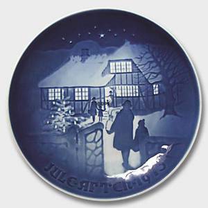 Visiting the Countryside 1973, Bing & Grondahl Christmas plate | Year 1973 | No. BX1973 | Alt. 1902173 | DPH Trading