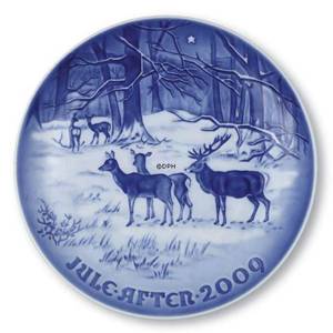 Christmas in the Woods 2009, Bing & Grondahl Christmas plate | Year 2009 | No. BX2009 | Alt. 1902209 | DPH Trading