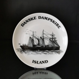 Island, Danish Steamships plate no. 7