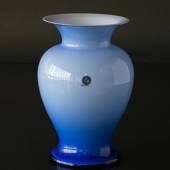 Holmegaard Amfora vase blue opal, stor