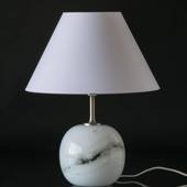 Holmegaard Sakura lamp, grey, round, small (without lampshade) 
- Disconti...